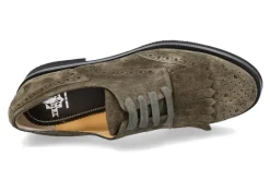 Best Schnürschuh 8573 LONDON- lodengrün Damen Schnürschuhe