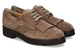 Best Schnürschuh LONDON 8573- taupe Damen Schnürschuhe