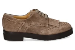Best Schnürschuh LONDON 8573- taupe Damen Schnürschuhe
