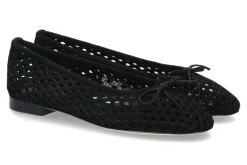 Clearance Ballerina CAMOSCIO PERFORATO- black Damen Ballerinas
