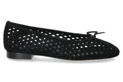 Clearance Ballerina CAMOSCIO PERFORATO- black Damen Ballerinas