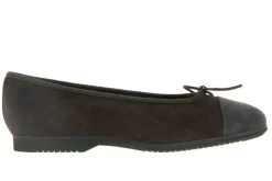Outlet Ballerina gefüttert CAMOSCIO MORO ANTHRAZIT (40) Damen Ballerinas | Warmfutter