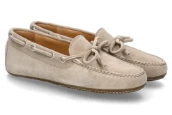 Outlet Mokassin VELOUR- 27 beige Damen Mokassin