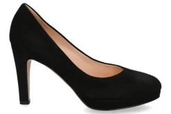 Discount Plateaupumps CAMOSCIO NERO- schwarz Damen Pumps | Plateauschuhe