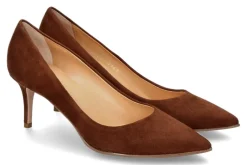 Outlet Pumps CAMOSCIO COGNAC 7169 Damen Pumps