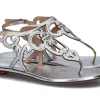 Sale Sandale DELUXE ARGENTO (42) Damen Sandalen