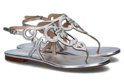 Sale Sandale DELUXE ARGENTO (42) Damen Sandalen