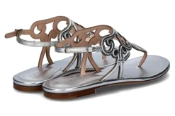 Sale Sandale DELUXE ARGENTO (42) Damen Sandalen