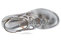 Sale Sandale DELUXE ARGENTO (42) Damen Sandalen