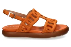 Outlet Sandale VELOURS MOUSSE CUOIO Damen Sandalen