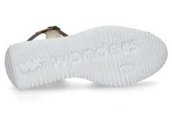 Discount Sandalette MIAMI Glattleder gold Damen Sandalen | Keilschuhe