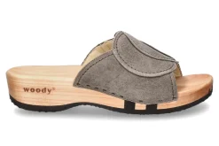 Best Holzpantolette VANESSA VELOUR SAND Damen Pantoletten | Hausschuhe